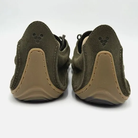 VivoBarefoot Men's Sensus Casual Hiking Sneakers Leather 309560-01 Dark Olive