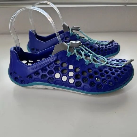 Vivobarefoot Ultra Pure Shoes Womens Sz 5 Blue Barefoot Minimalist Water Sandals