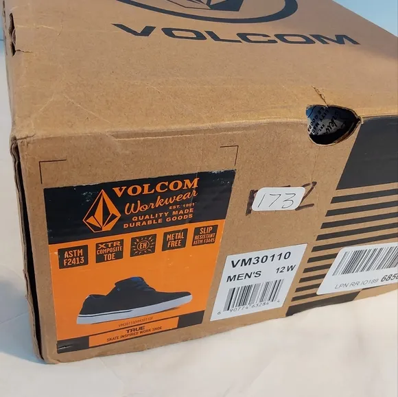 Volcom Men's Black Sneakers 12W