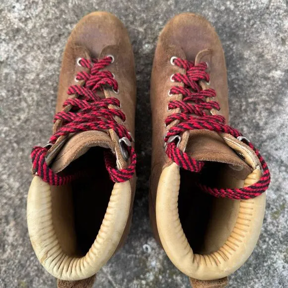VTG Vasque Vibram Suede Old School Hiking Boots Men’s 8.5/Women’s 10
