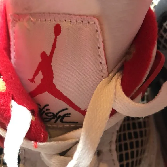 VTG Y2k rare hi -top Athletic Nike air Jordan 4 retro fire red Sneakers