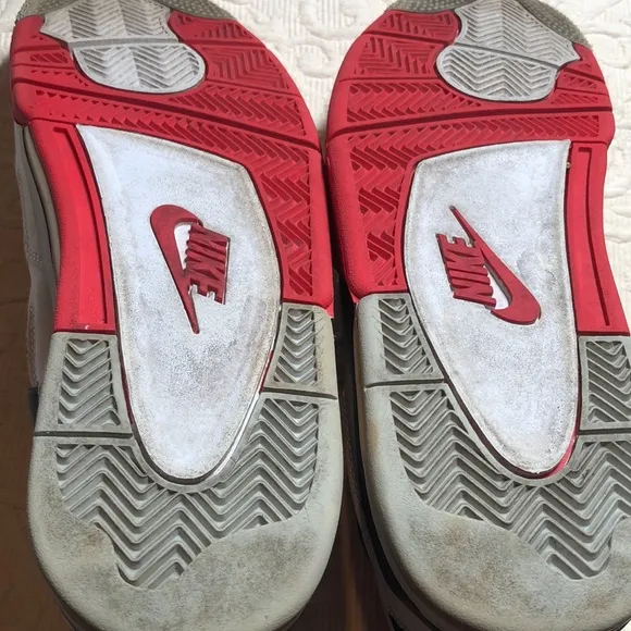VTG Y2k rare hi -top Athletic Nike air Jordan 4 retro fire red Sneakers