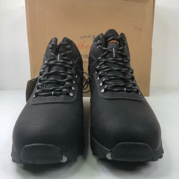 Weatherproof Jason Black Lace Up Hiking Boots