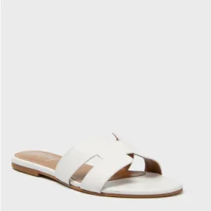 White Alibi Sandals French Sole