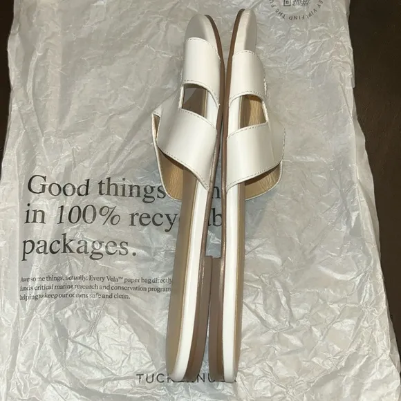 White Alibi Sandals French Sole