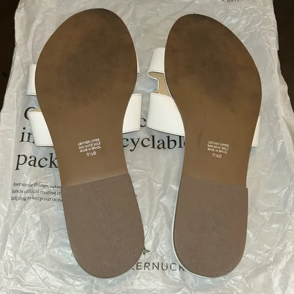 White Alibi Sandals French Sole