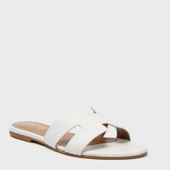 White Alibi Sandals French Sole