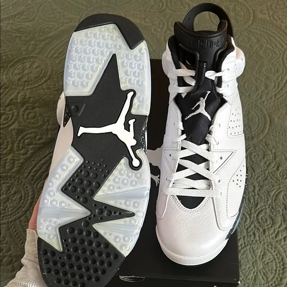 White and Black Air Jordan 6 retro! Brand New!