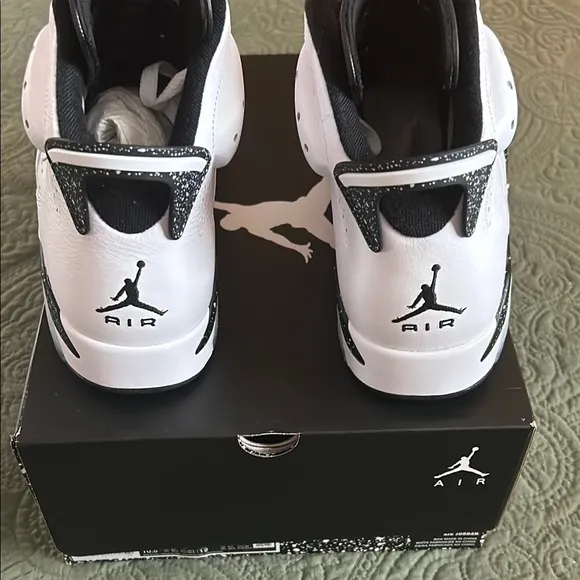 White and Black Air Jordan 6 retro! Brand New!