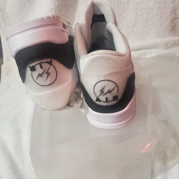 White and Black Sneakers with Unique Design