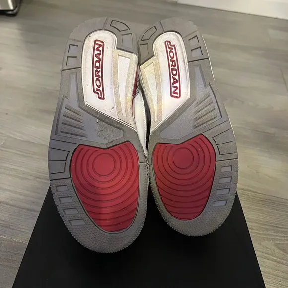 White and Red Sneakers with Elephant Print