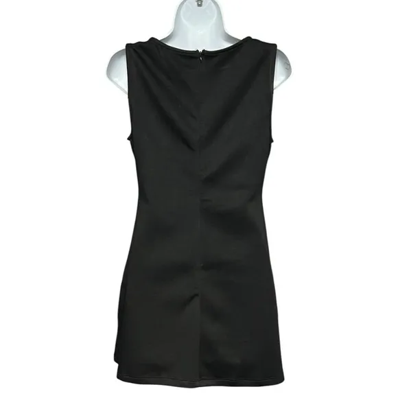 White Fox She's A Go Getter Dress Black Medium Going Out Party Mini Minimalist