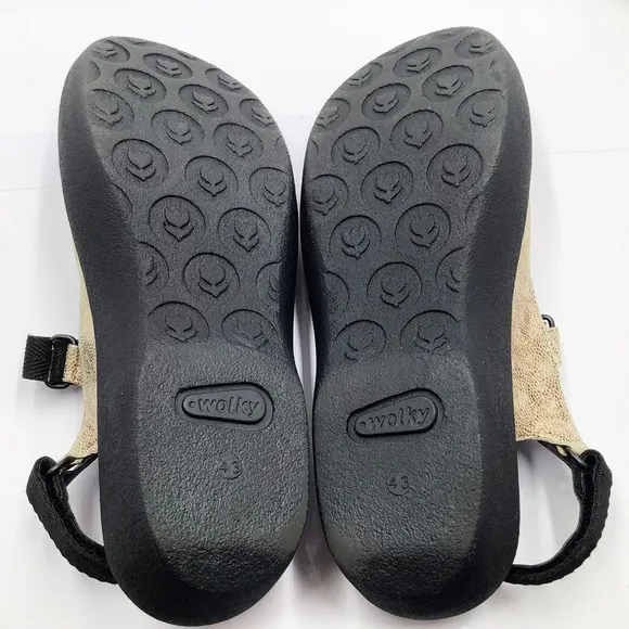 {WOLKY} Jewel Beige Caviar Sandals