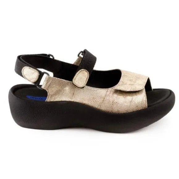 {WOLKY} Jewel Beige Caviar Sandals