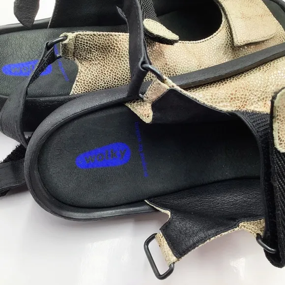 {WOLKY} Jewel Beige Caviar Sandals