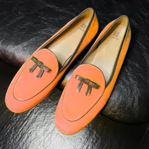 Women Comfy Flat Bow Loafers Suede Round Closed Toe Slip On