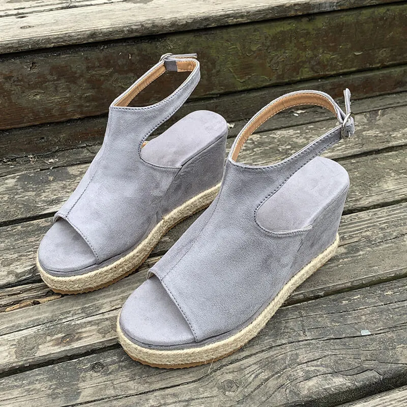 Women Espadrilles Platform Wedge Sandals