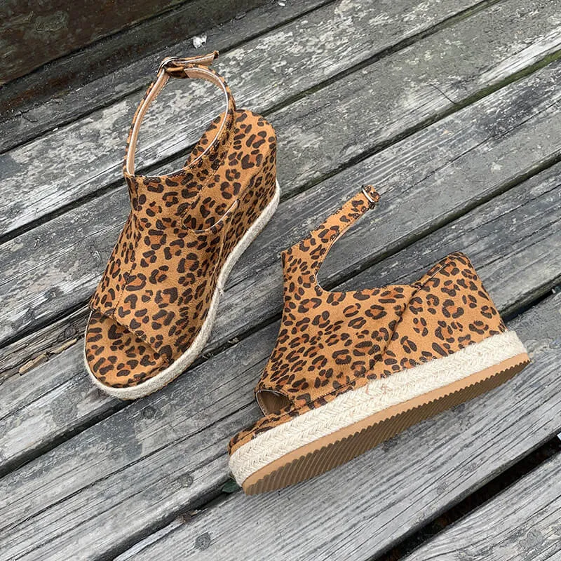 Women Espadrilles Platform Wedge Sandals