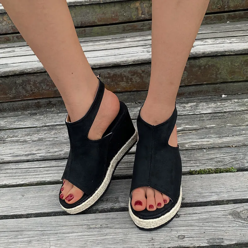 Women Espadrilles Platform Wedge Sandals