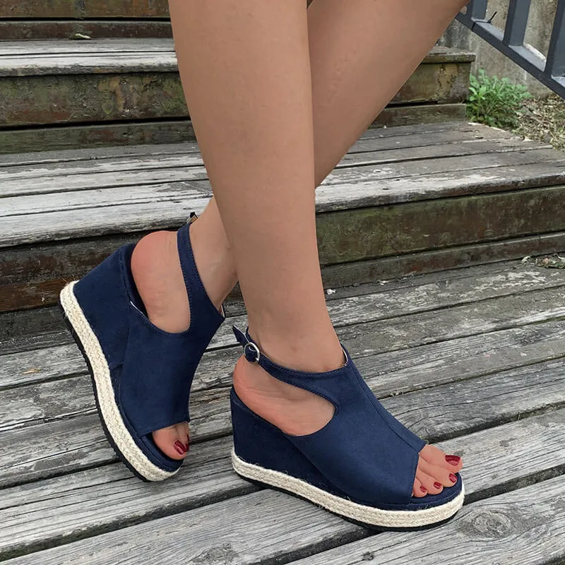 Women Espadrilles Platform Wedge Sandals