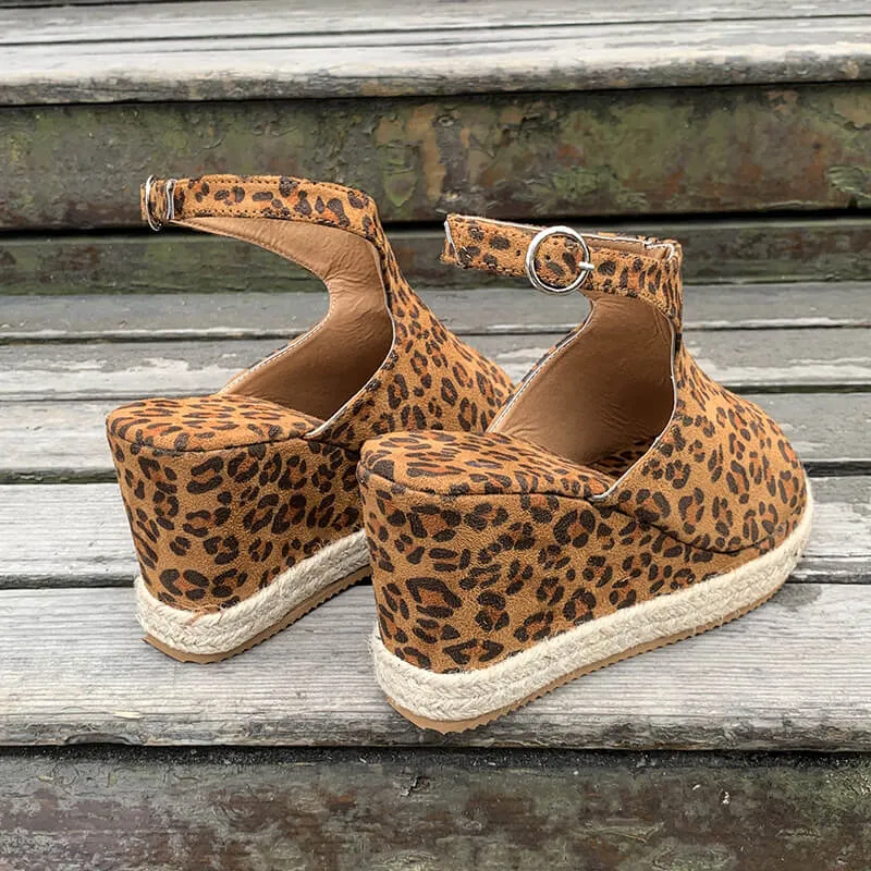 Women Espadrilles Platform Wedge Sandals