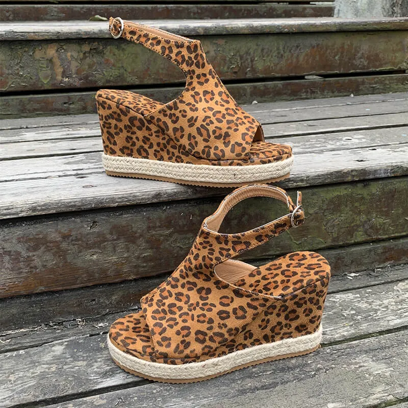 Women Espadrilles Platform Wedge Sandals