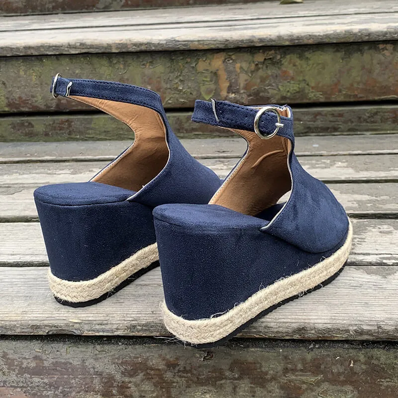 Women Espadrilles Platform Wedge Sandals