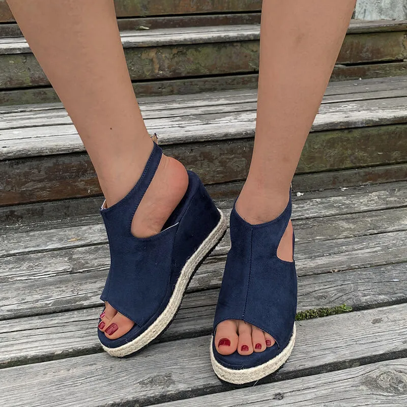 Women Espadrilles Platform Wedge Sandals
