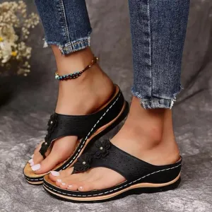 Women Flip Flops Thong Sandals Arch Support Cushion Summer Slippers Shoes