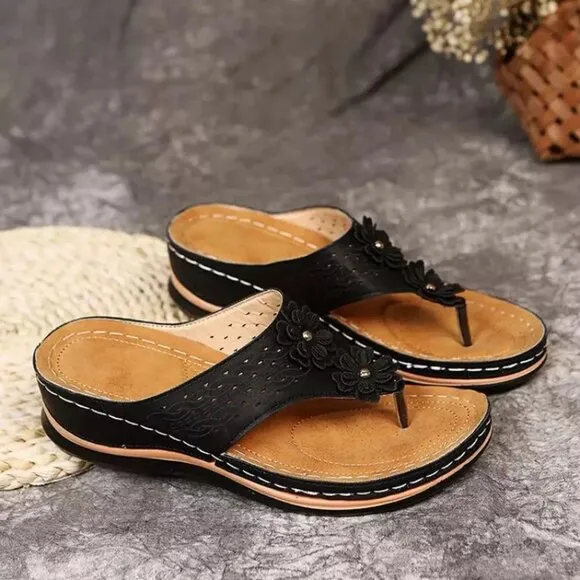 Women Flip Flops Thong Sandals Arch Support Cushion Summer Slippers Shoes