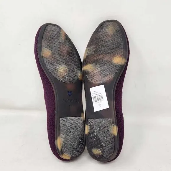 Women's 7.5 Rothy's The Square Mary Jane flats Wild Orchid (from Anthropologie)