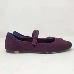 Women's 7.5 Rothy's The Square Mary Jane flats Wild Orchid (from Anthropologie)