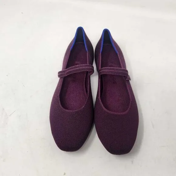 Women's 7.5 Rothy's The Square Mary Jane flats Wild Orchid (from Anthropologie)