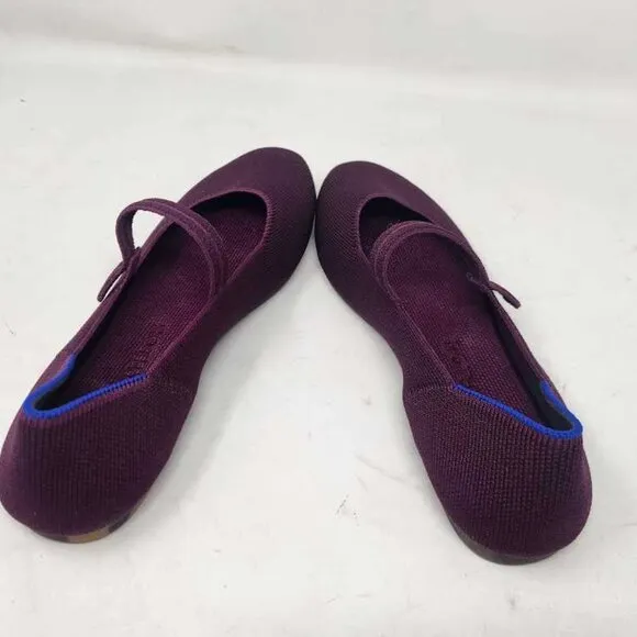 Women's 7.5 Rothy's The Square Mary Jane flats Wild Orchid (from Anthropologie)