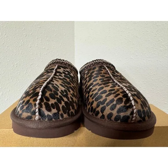 Women’s 8 UGG Tasman Slipper Caspian Burnt Cedar Slip On Sandals 1158350