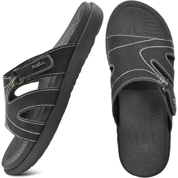 Womens Fashion Orthotic Slides Ladies Lightweight Athletic Yoga Mat