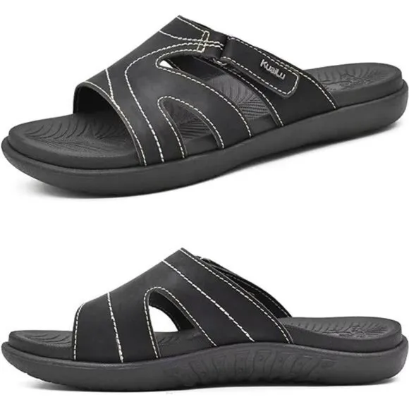 Womens Fashion Orthotic Slides Ladies Lightweight Athletic Yoga Mat