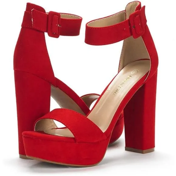 Women's Hi-Lo High Heel Platform Pump Sandals