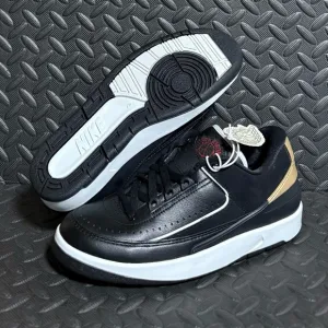 Womens Jordan Athletic Sneakers Black Gold Size 7.5‎