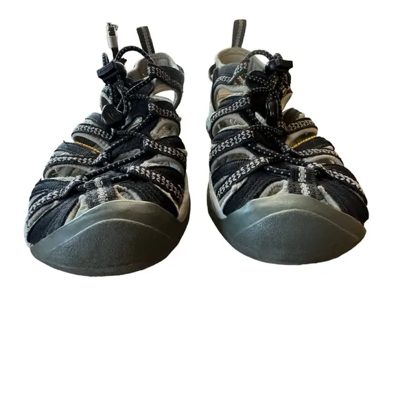 Women’s Keen Size 7.5 Black Whisper Closed Toe Sport Water Friendly Sandals