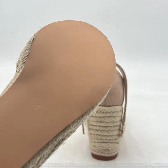 Women's Open Toe Ankle Strap Platform Vintage Wedge Espadrilles Sandals