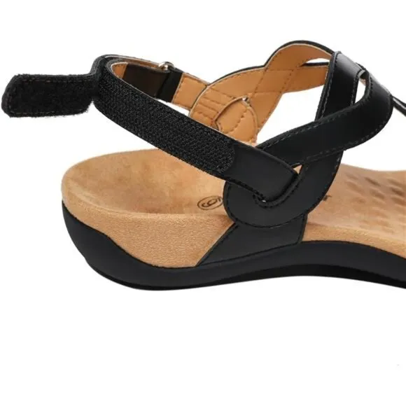 Women's Orthopedic Arch Support Sandals Comfortable Thong T-Strap