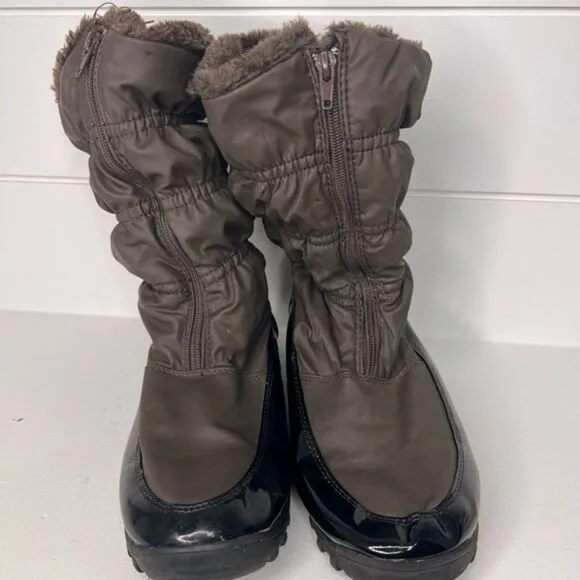 Women's Predictions Comfort Snow Boots with Zipper Rogan All-Weather Size 11.