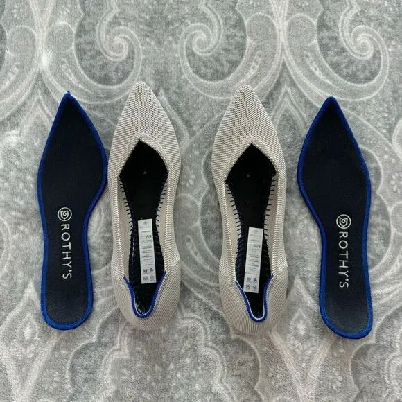 Womens Rothy’s Pointed Toe Flats