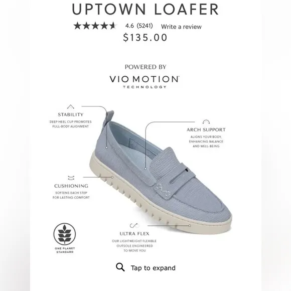 Women’s VIONIC Uptown Loafers- sand suede. Size 10