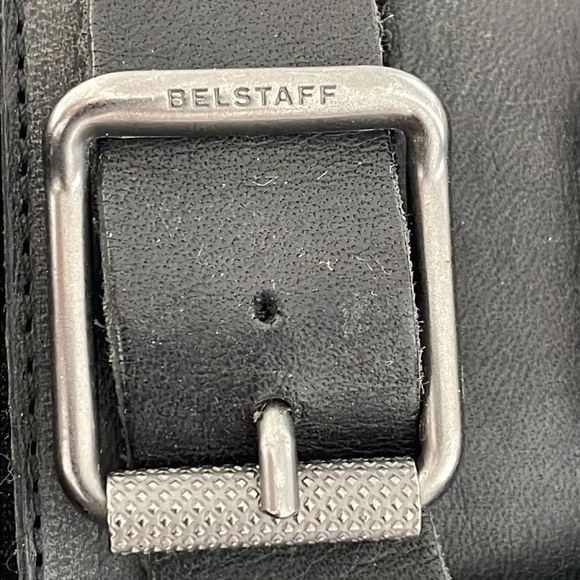 Worn Once! Belstaff Black Shearling Lined Suede and Leather Boots