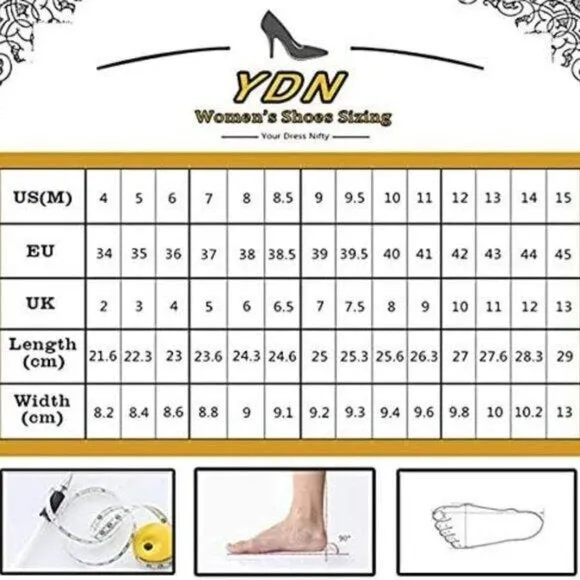 YDN Black Platform Wedge Espadrilles Sandals Open Toe Ankle Strap High Heel Shoe