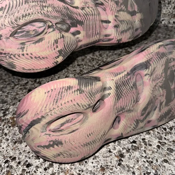 Yeezy Black and Purple Slip-On Loafers with Modern Design