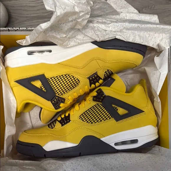 Yellow and Black Sneakers