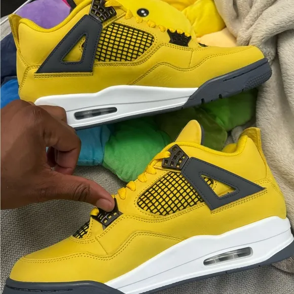 Yellow and Black Sneakers